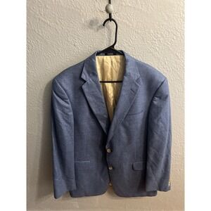 Hart Schaffner Marx 1887 Mens Blazer Size 42R Blue Vintage
